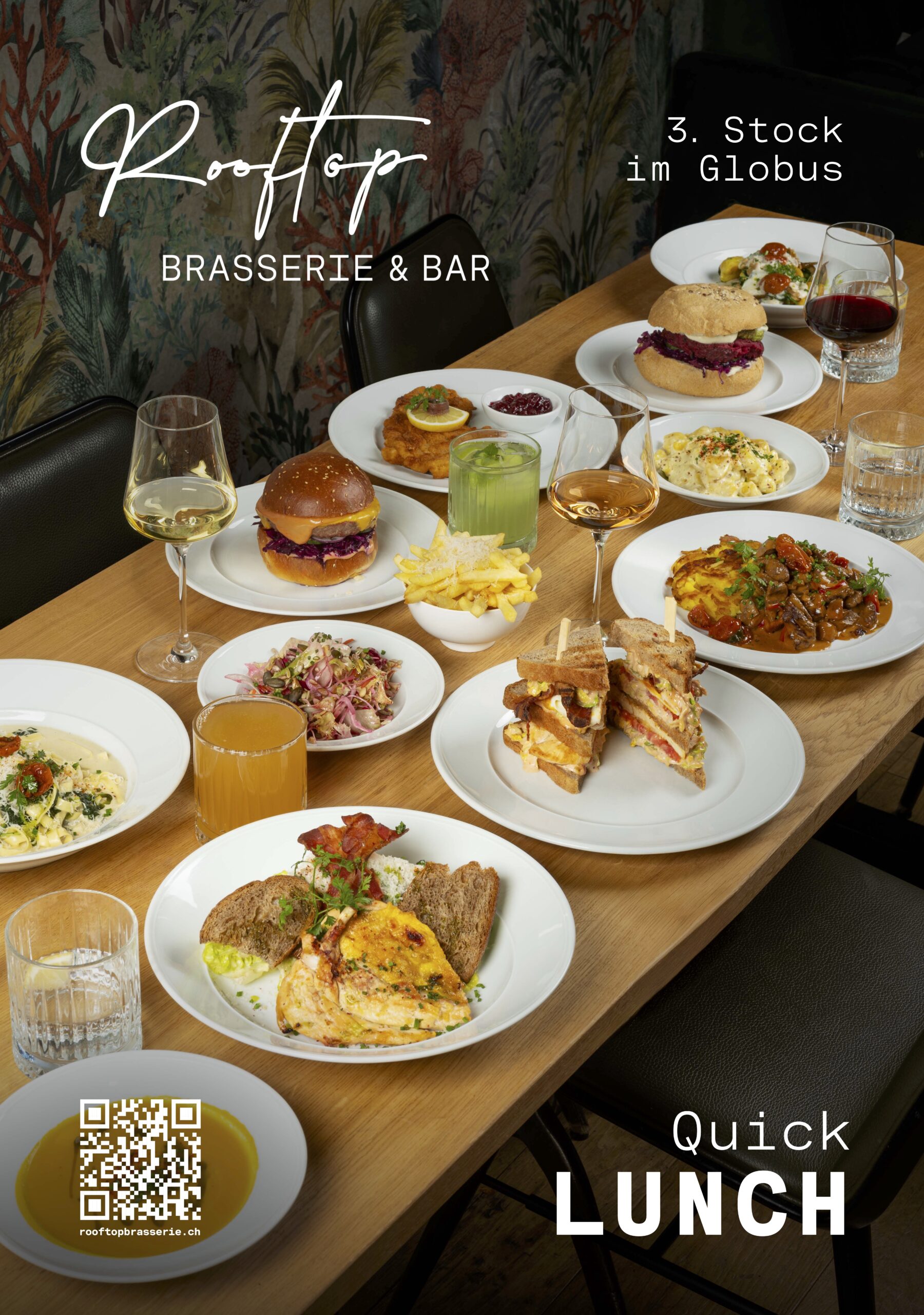Quick_Lunch_Plakat_Rooftop_Brasserie_90x128